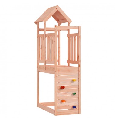  Žaidimų bokštas su laipiojimo sienele, 53x110,5x214cm, eglė - Žaidimų nameliai, batutai, smėlio dėžės - 1
