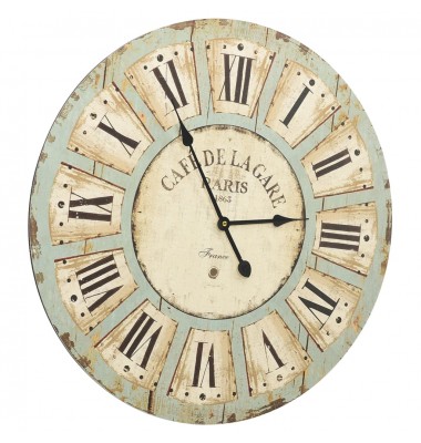  Sieninis laikrodis, įvairiaspalvis, 60cm, MDF - Laikrodžiai - 3