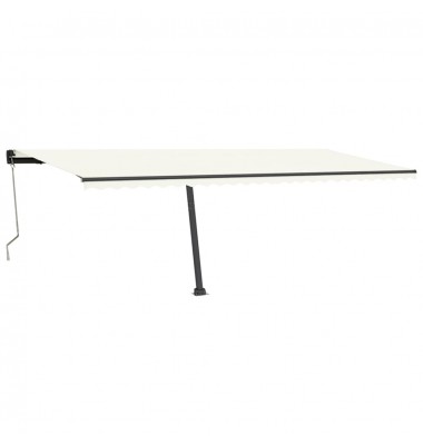  Automatinė markizė su LED/vėjo jutikliu, kreminė, 600x350cm - Markizės terasoms, langams, durims - 2