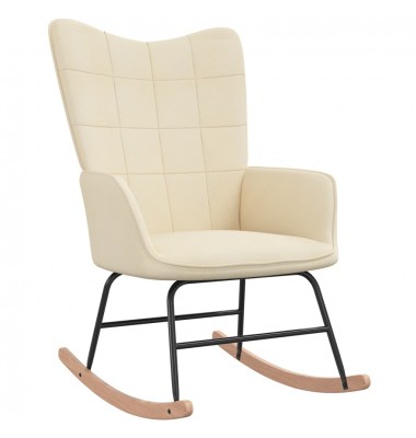  Supama kėdė, kreminės spalvos, audinys - Supamos kėdės - 1