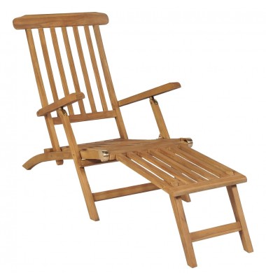  Terasos kėdės su pakojomis, 2vnt., tikmedžio medienos masyvas - Gultai, šezlongai - 2