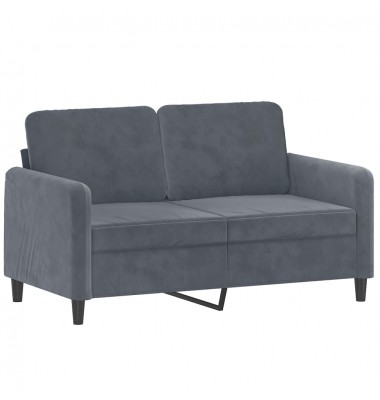  Dvivietė sofa, tamsiai pilkos spalvos, 120cm, aksomas - Sofos, sofos-lovos - 2