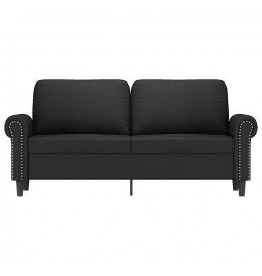  Dvivietė sofa, juodos spalvos, 140cm, aksomas - Sofos, sofos-lovos - 3