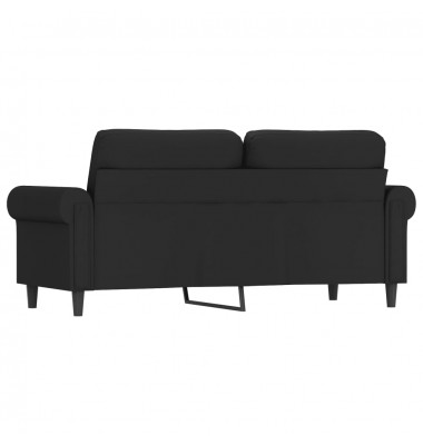  Dvivietė sofa, juodos spalvos, 140cm, aksomas - Sofos, sofos-lovos - 5