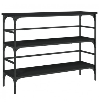  Konsolinis staliukas, juodas, 100x32x75cm, apdirbta mediena - Žurnaliniai staliukai - 2