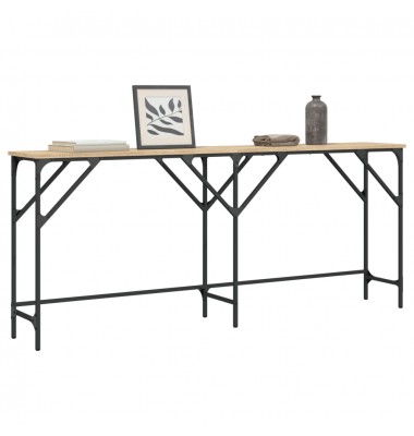  Konsolinis staliukas, ąžuolo, 180x29x75cm, apdirbta mediena - Žurnaliniai staliukai - 1