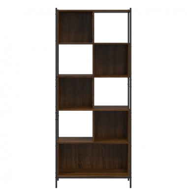 Knygų spinta, ruda ąžuolo, 72x28x172cm, apdirbta mediena - Pastatomos lentynos, spintelės - 5