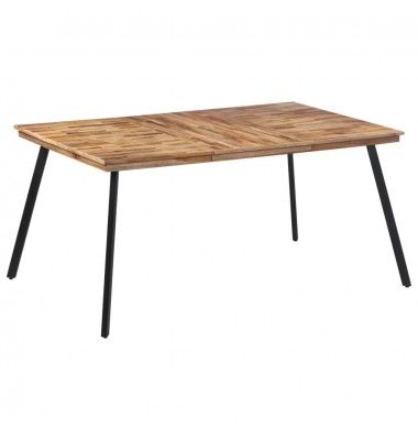 Valgomojo stalas, 169x98,5x76cm, tikmedžio medienos masyvas - Stalai - 1