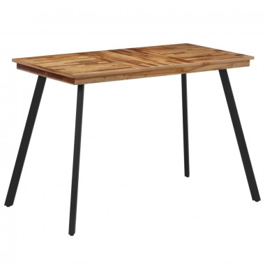  Valgomojo stalas, 120x62x76cm, tikmedžio medienos masyvas - Stalai - 1