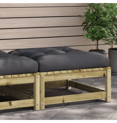  Sodo pakoja su pagalvėle, impregnuota pušies mediena - Moduliniai lauko baldai - 1