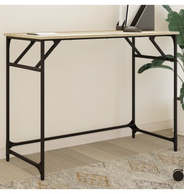  Rašomasis stalas, ąžuolo, 100x45x76cm, mediena ir plienas - Rašomieji stalai - 1