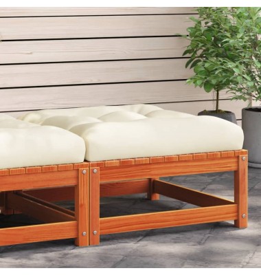  Sodo pakoja su pagalvėle, vaško ruda, pušies medienos masyvas - Moduliniai lauko baldai - 1