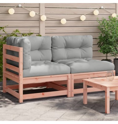  Dvivietė sodo sofa su pagalvėlėmis, douglas eglės masyvas - Moduliniai lauko baldai - 1