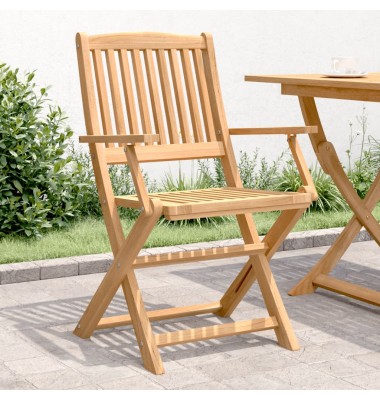  Sulankstomos sodo kėdės, 4vnt., 57,5x54,5x90cm, akacija - Lauko kėdės - 1
