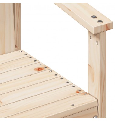  Sodo kėdė, 62x55x77cm, pušies medienos masyvas - Moduliniai lauko baldai - 7