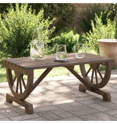  Sodo kavos staliukas, 90x50x40cm, eglės medienos masyvas - Lauko stalai, staliukai - 1