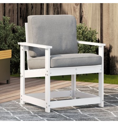  Sodo kėdė, baltos spalvos, 62x55x77cm, pušies medienos masyvas - Moduliniai lauko baldai - 1