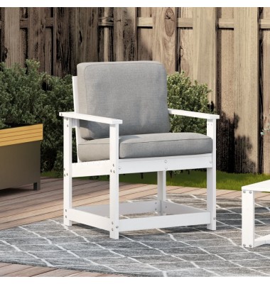  Sodo kėdė, baltos spalvos, 62x55x77cm, pušies medienos masyvas - Moduliniai lauko baldai - 3