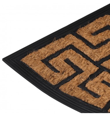  Durų kilimėlis, 45x75cm, guma ir kokoso pluoštas, pusapvalis - Durų, virtuvės kilimai - 4