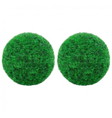  Dirbtiniai buksmedžio krūmai, 2vnt., 35cm, rutulio formos - Dirbtiniai augalai - 1