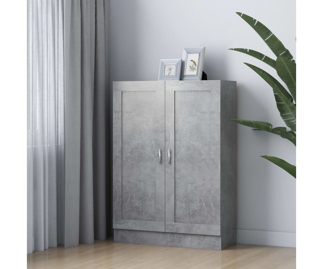 Spintelė knygoms, betono pilka, 82,5x30,5x115cm, mediena - Pastatomos lentynos, spintelės - 1 Spintelė knygoms, betono pilka, 82,5x30,5x115cm, mediena - Pastatomos lentynos, spintelės - 1