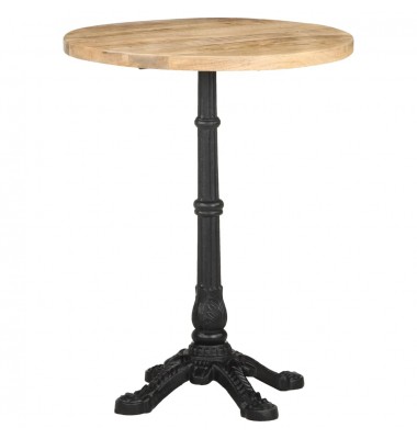  Bistro staliukas, skersmuo 60x76cm, neapdorota mango mediena - Stalai - 1