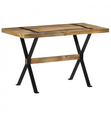  Valgomojo stalas, 120x60x76cm, neapdorota mango mediena - Stalai - 1