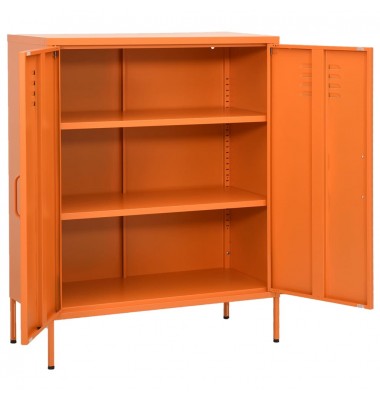  Sandėliavimo spintelė, oranžinė, 80x35x101,5cm, plienas - Biuro spintos, spintelės - 2