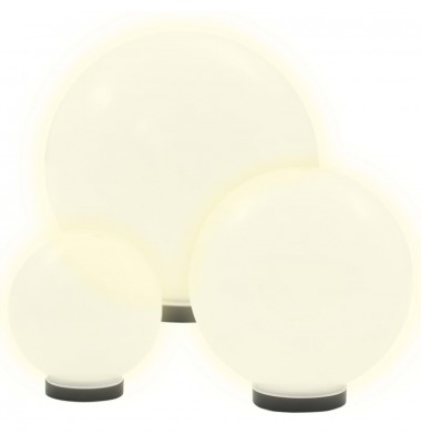  LED lempų rink., rut. form., 6d., sferiniai, 20/30/40cm, PMMA - Lauko apšvietimas - 4