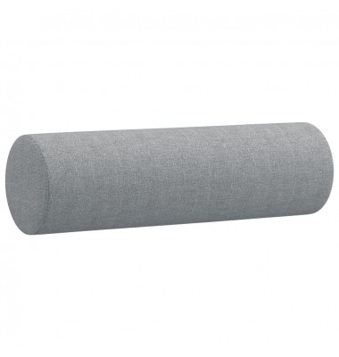  Dvivietė sofa su pagalvėlėmis, šviesiai pilka, 140cm, audinys - Sofos, sofos-lovos - 6